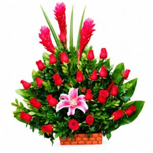 Abanico floral F-180